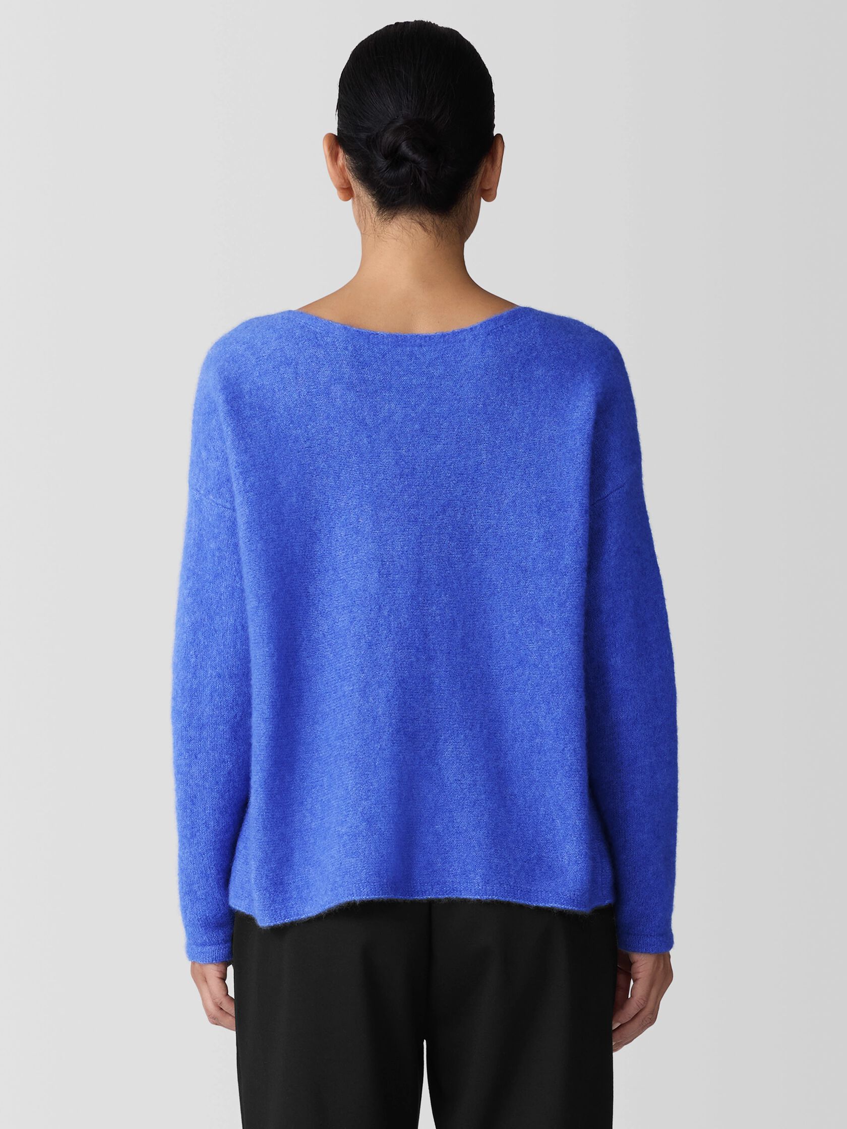 Cashmere Silk Bliss Bateau Neck Top