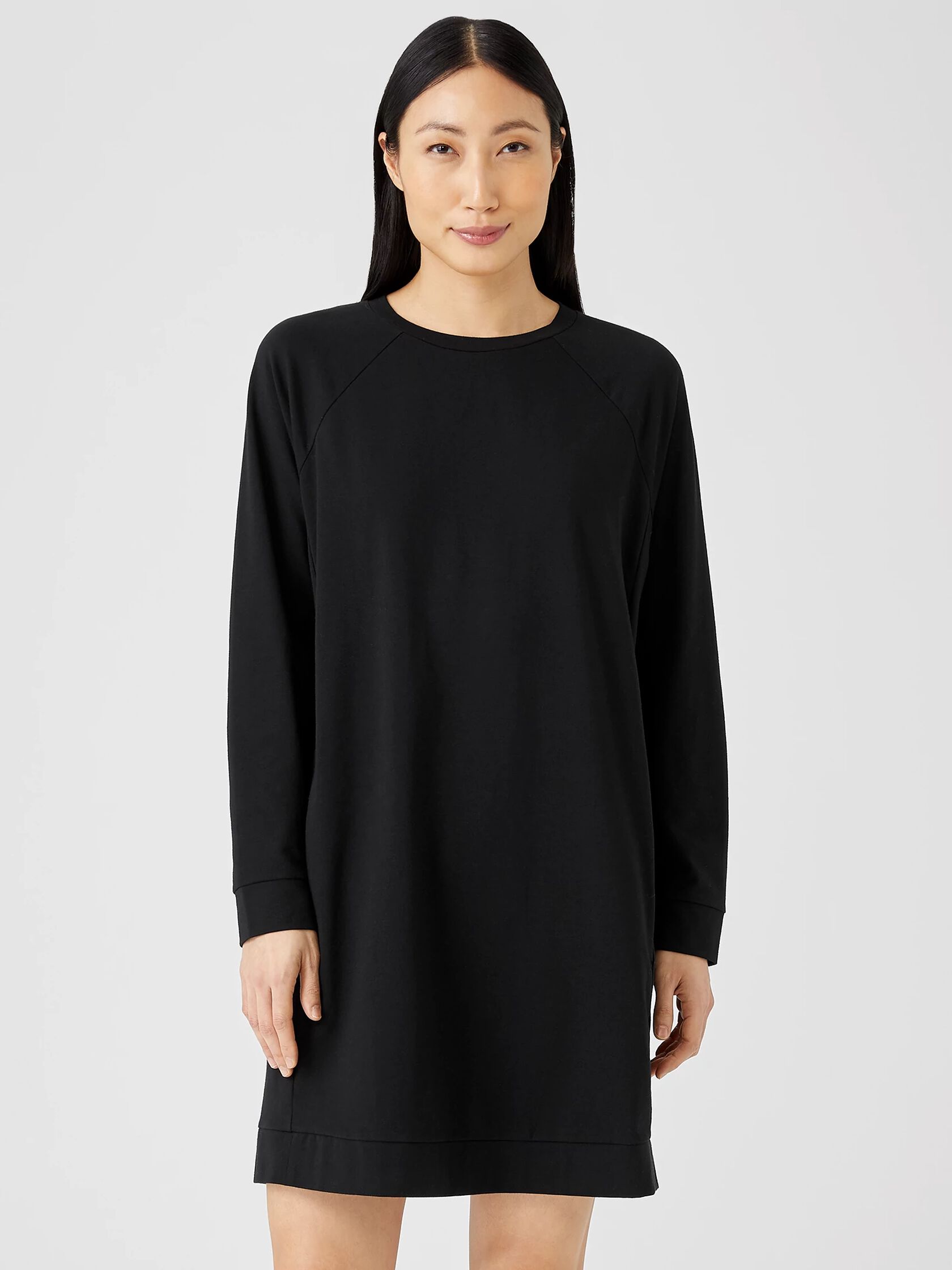 Traceable Organic Cotton Jersey Raglan-Sleeve Dress