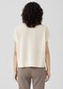 Organic Linen Cotton Mock Neck Top