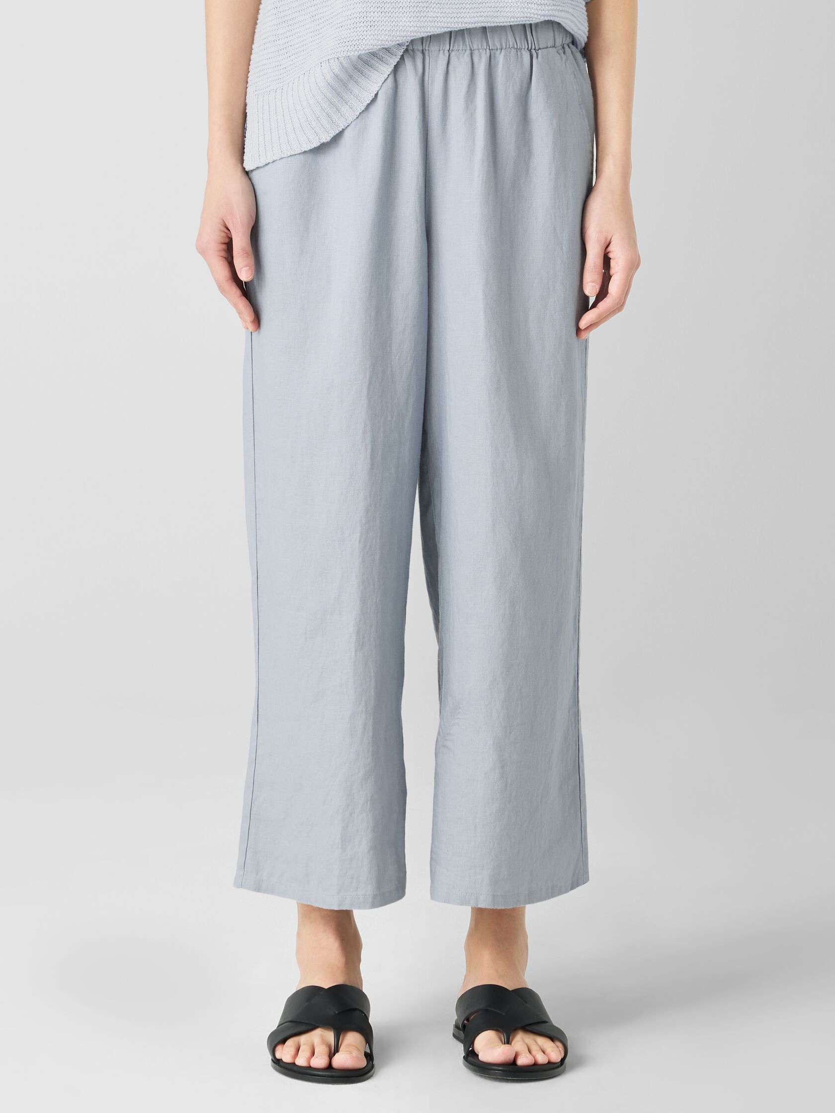 Organic Linen Wide-Leg Pant
