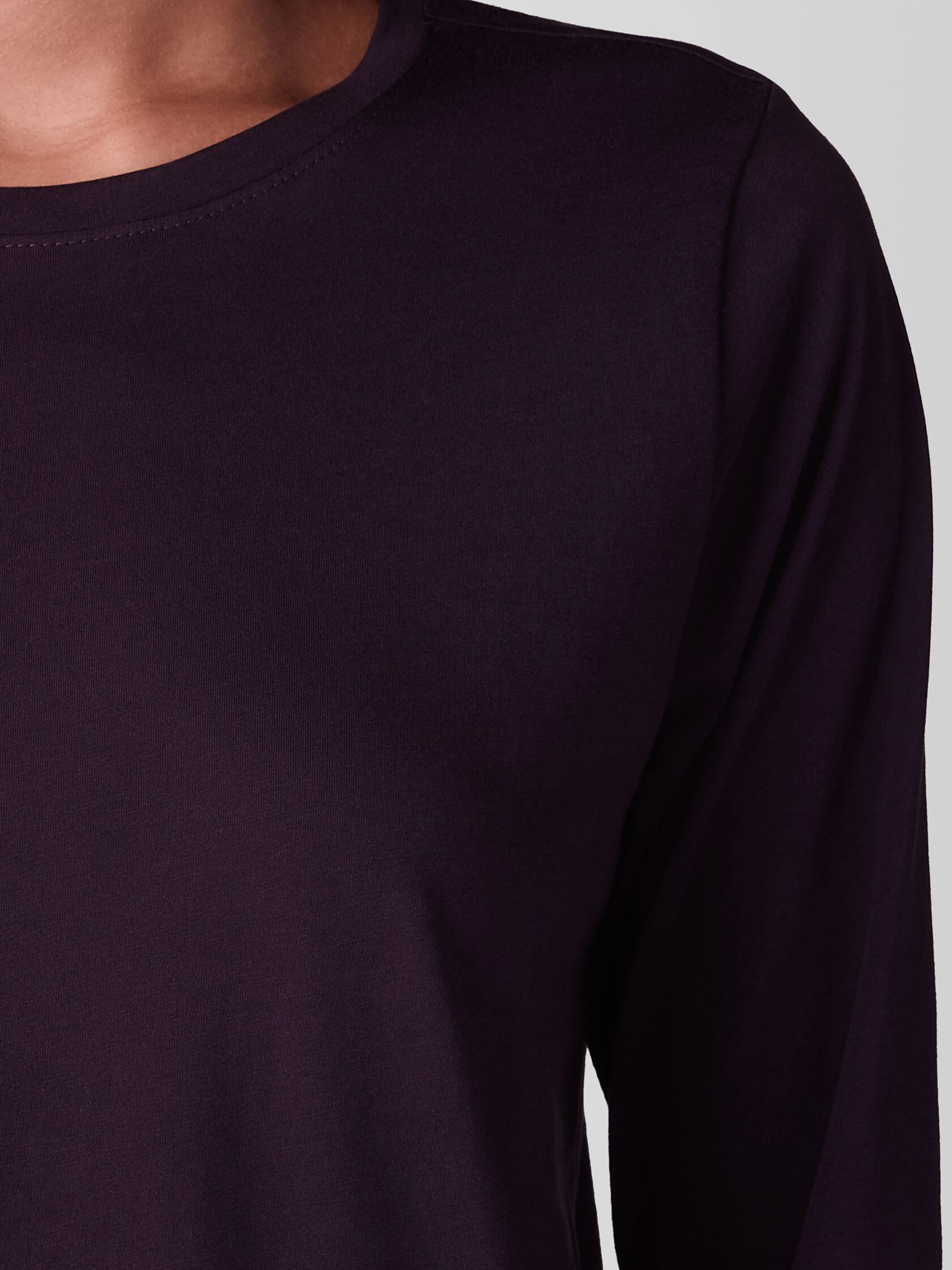 Organic Pima Cotton Jersey Long-Sleeve Tee
