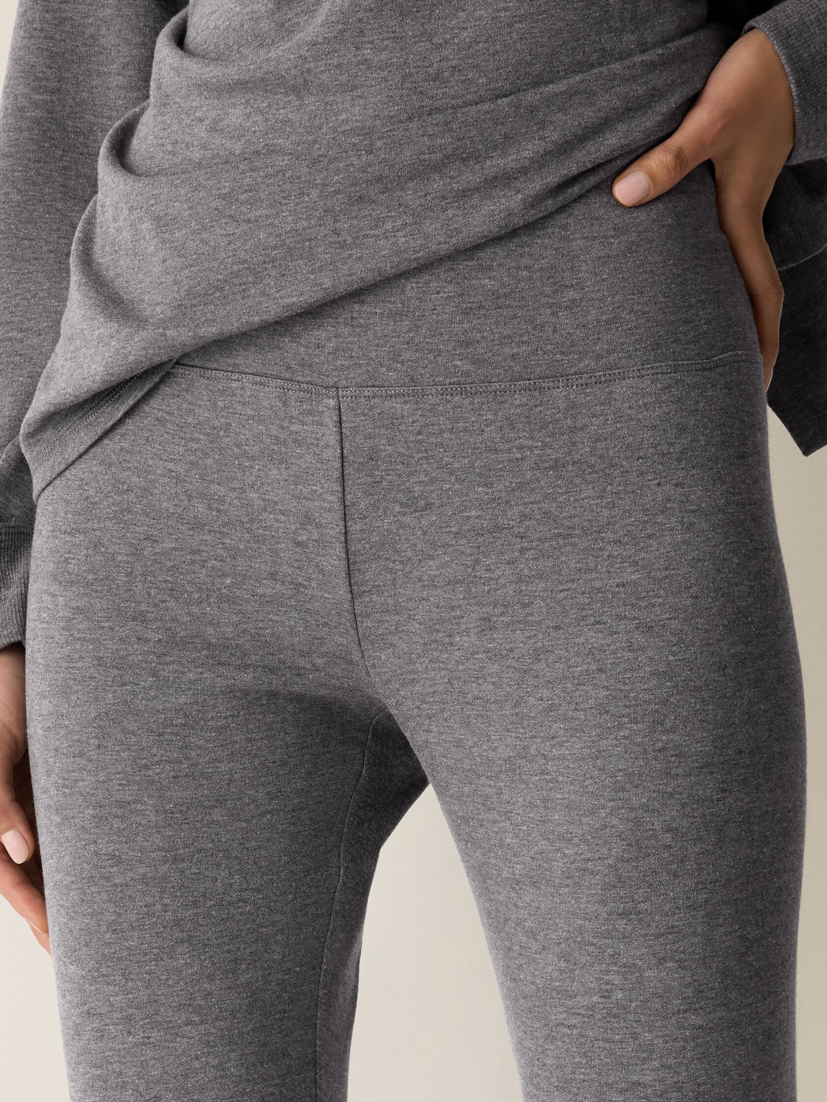 Cozy Brushed Terry Hug High-Waisted Leggings