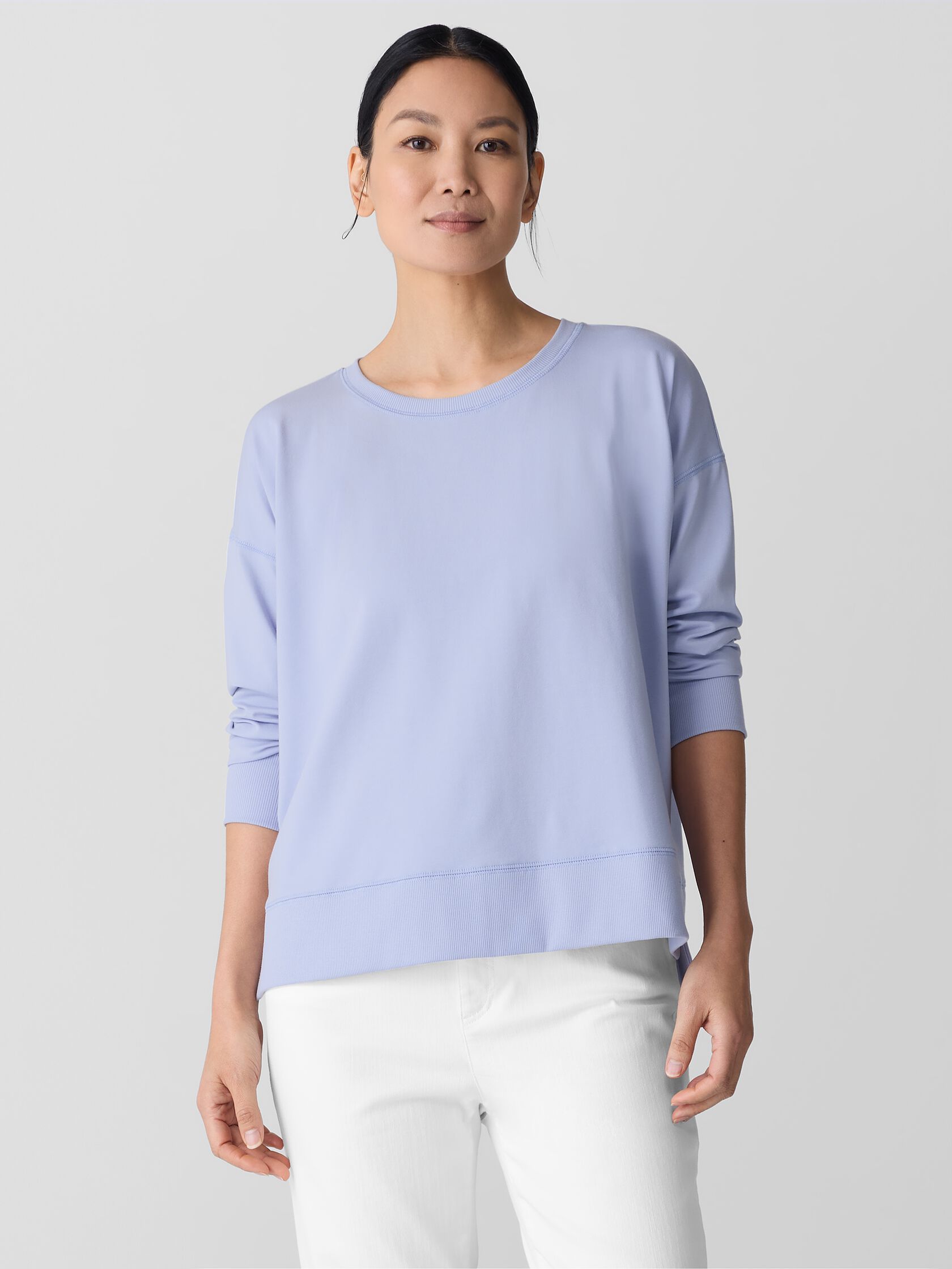 Pima Cotton Stretch Jersey Box-Top