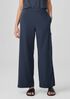 Pima Cotton Stretch Jersey Wide-Leg Pant With Pockets