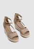Wesson Tumbled Nubuck Wedge Espadrille