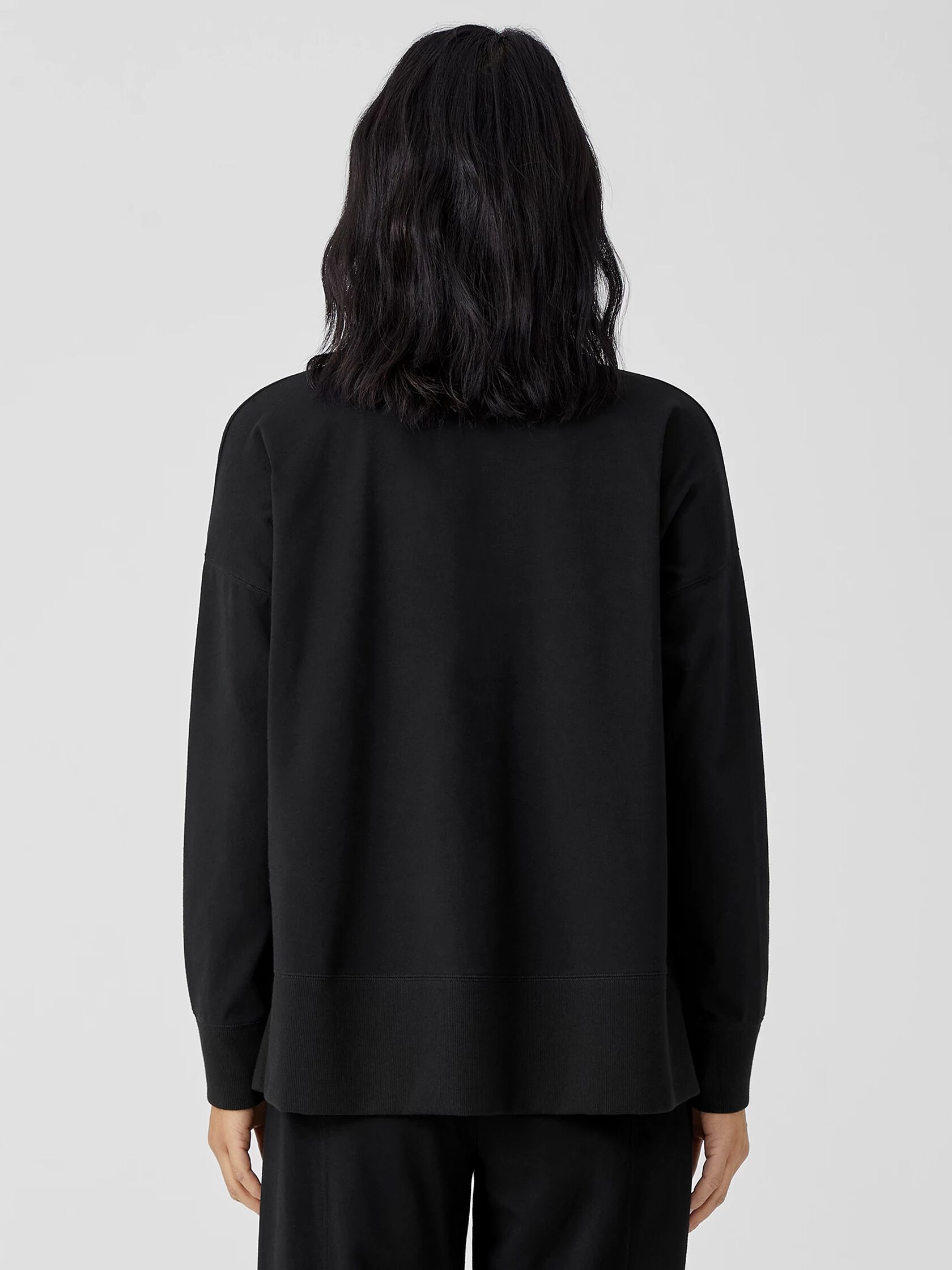 Traceable Organic Cotton Jersey Crew NeckTop