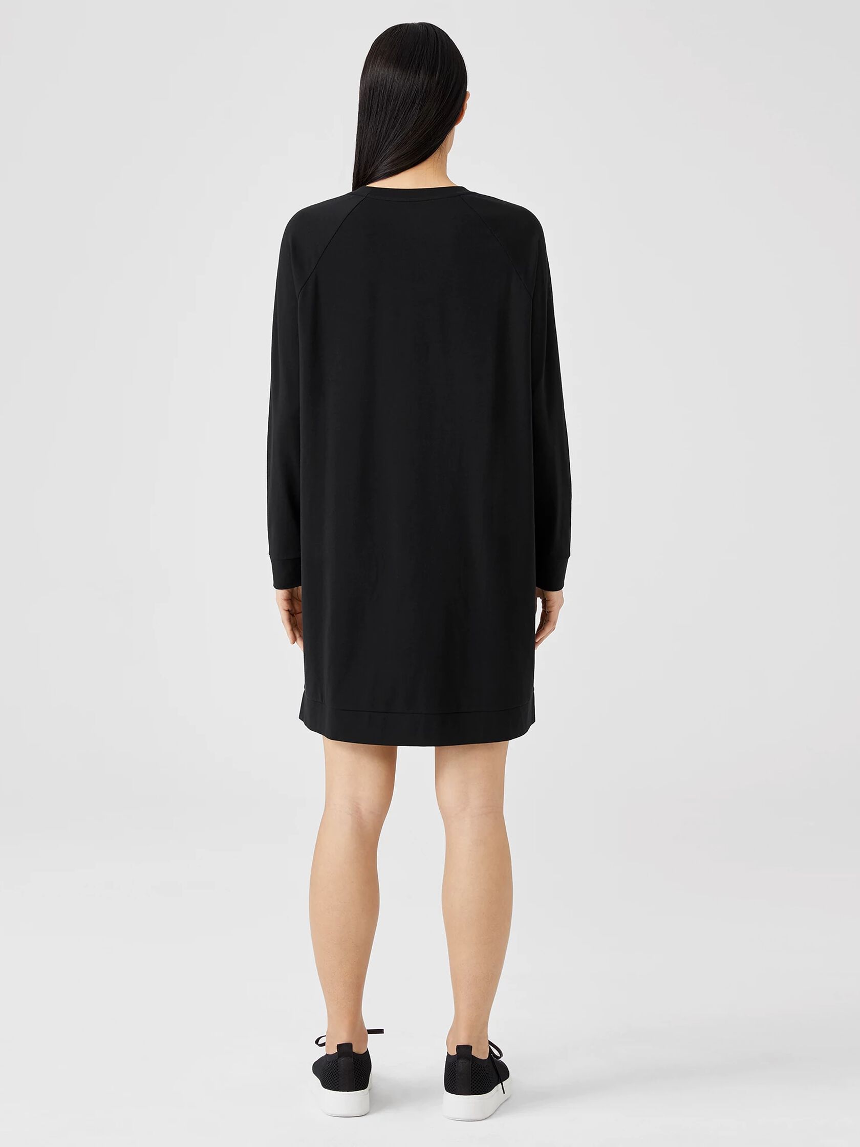 Traceable Organic Cotton Jersey Raglan-Sleeve Dress