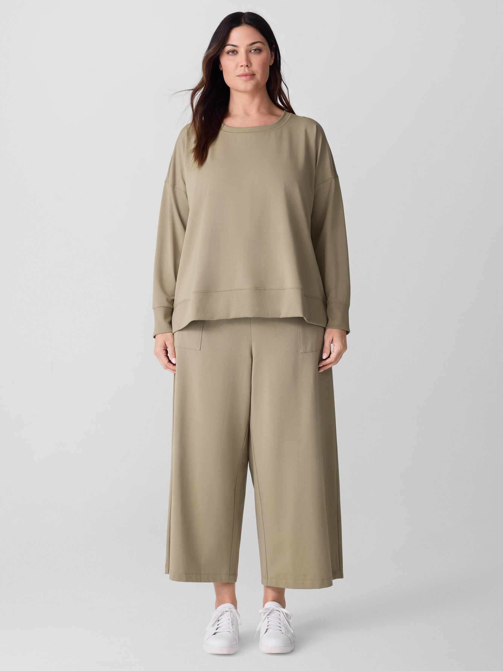 Pima Cotton Stretch Jersey Box-Top