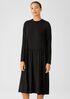 Fine Jersey Shirred Dress