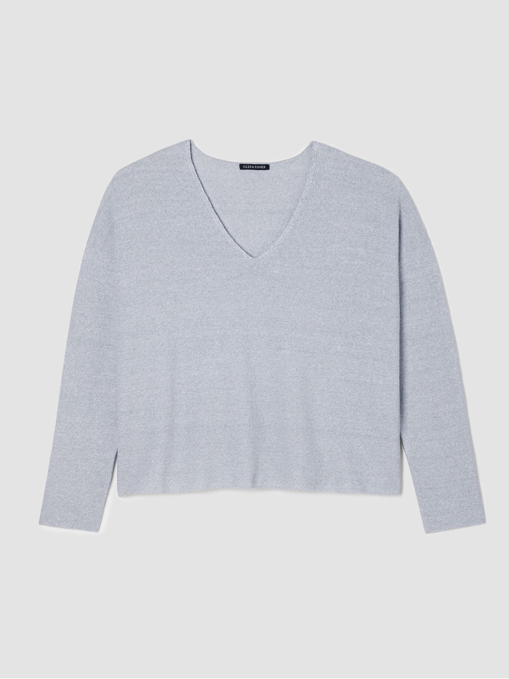 Organic Linen Cotton V-Neck Top