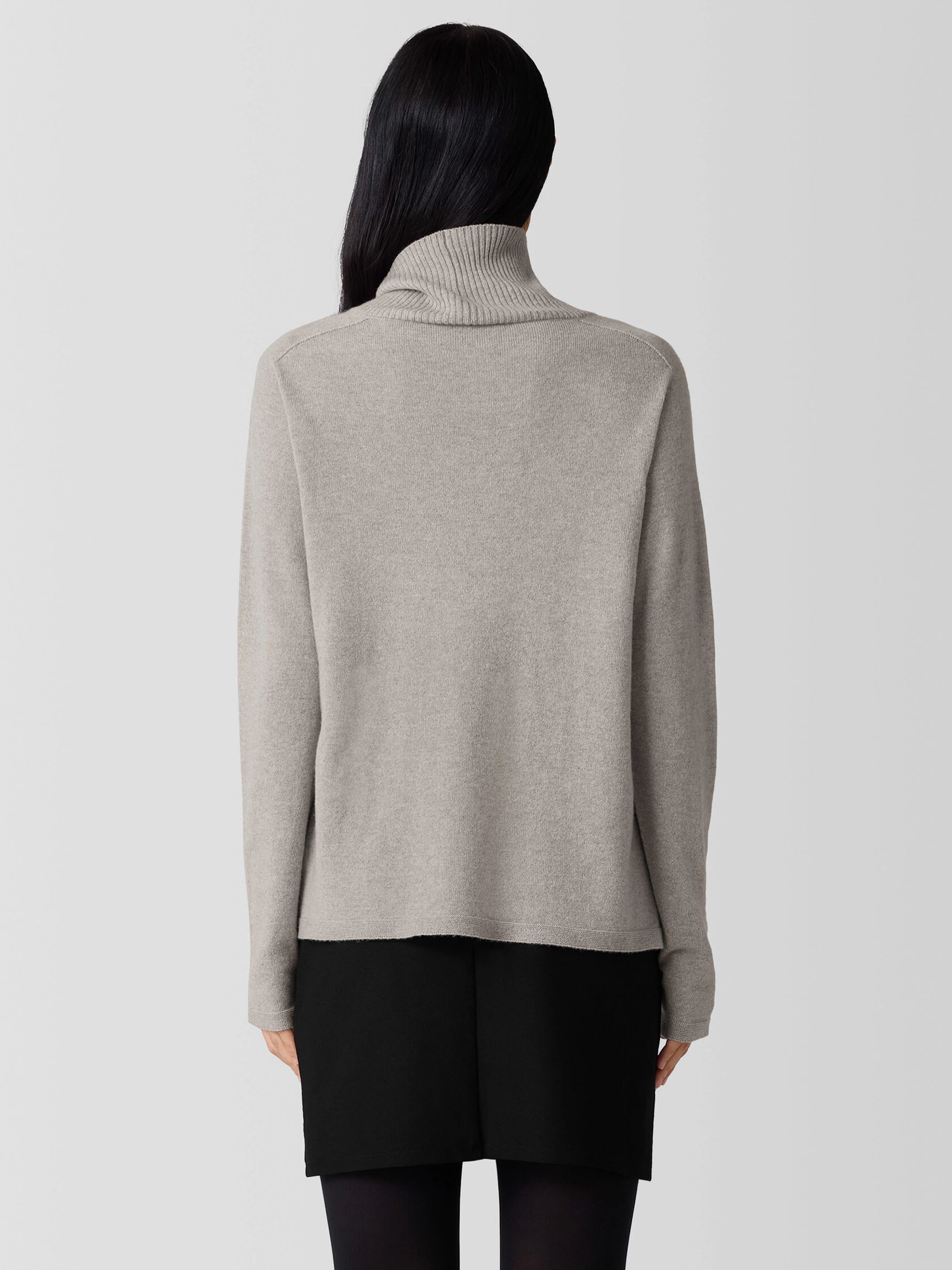 Italian Cashmere Turtleneck Top