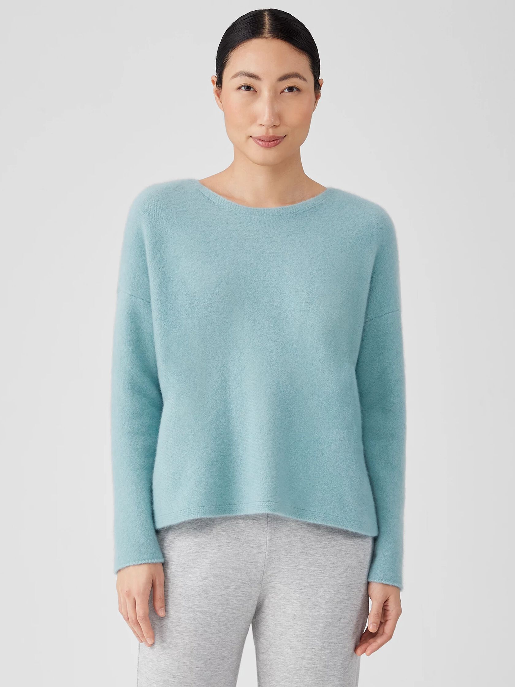 Cashmere Silk Bliss Crew Neck Top