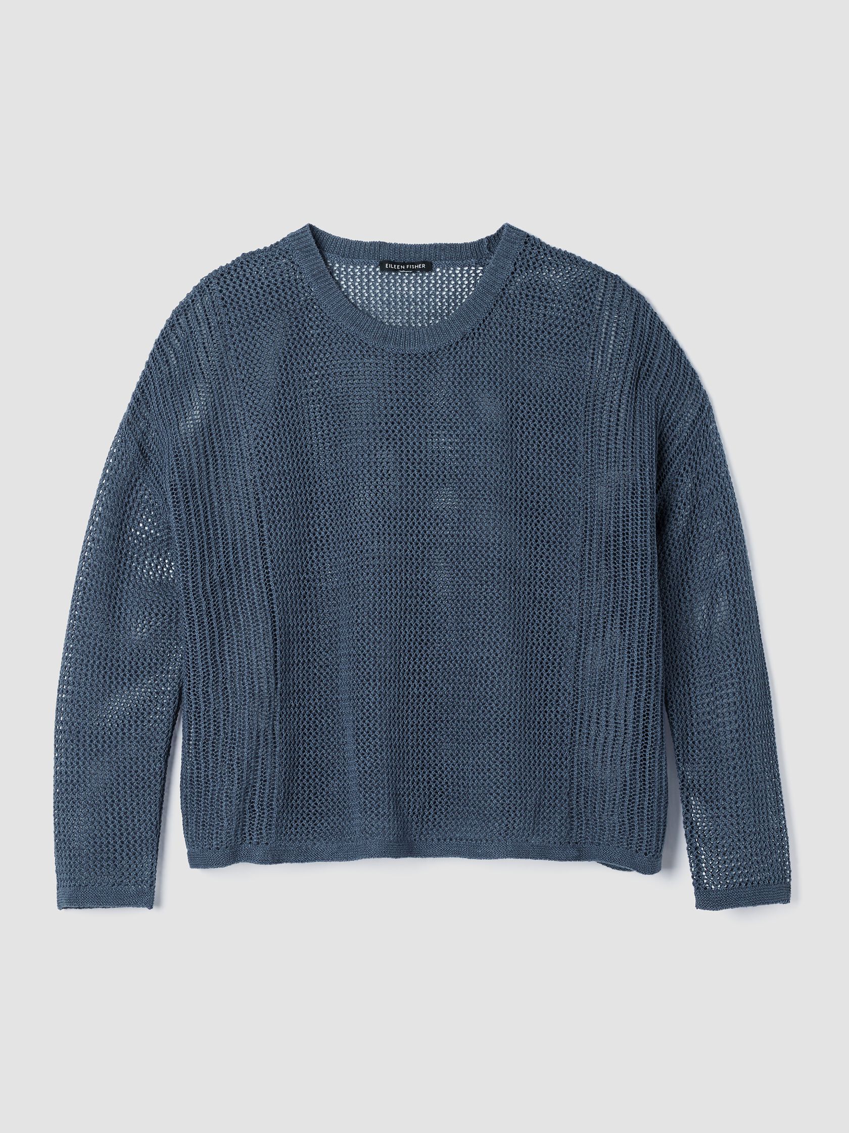 Organic Linen Cotton Cord Crew Neck Top