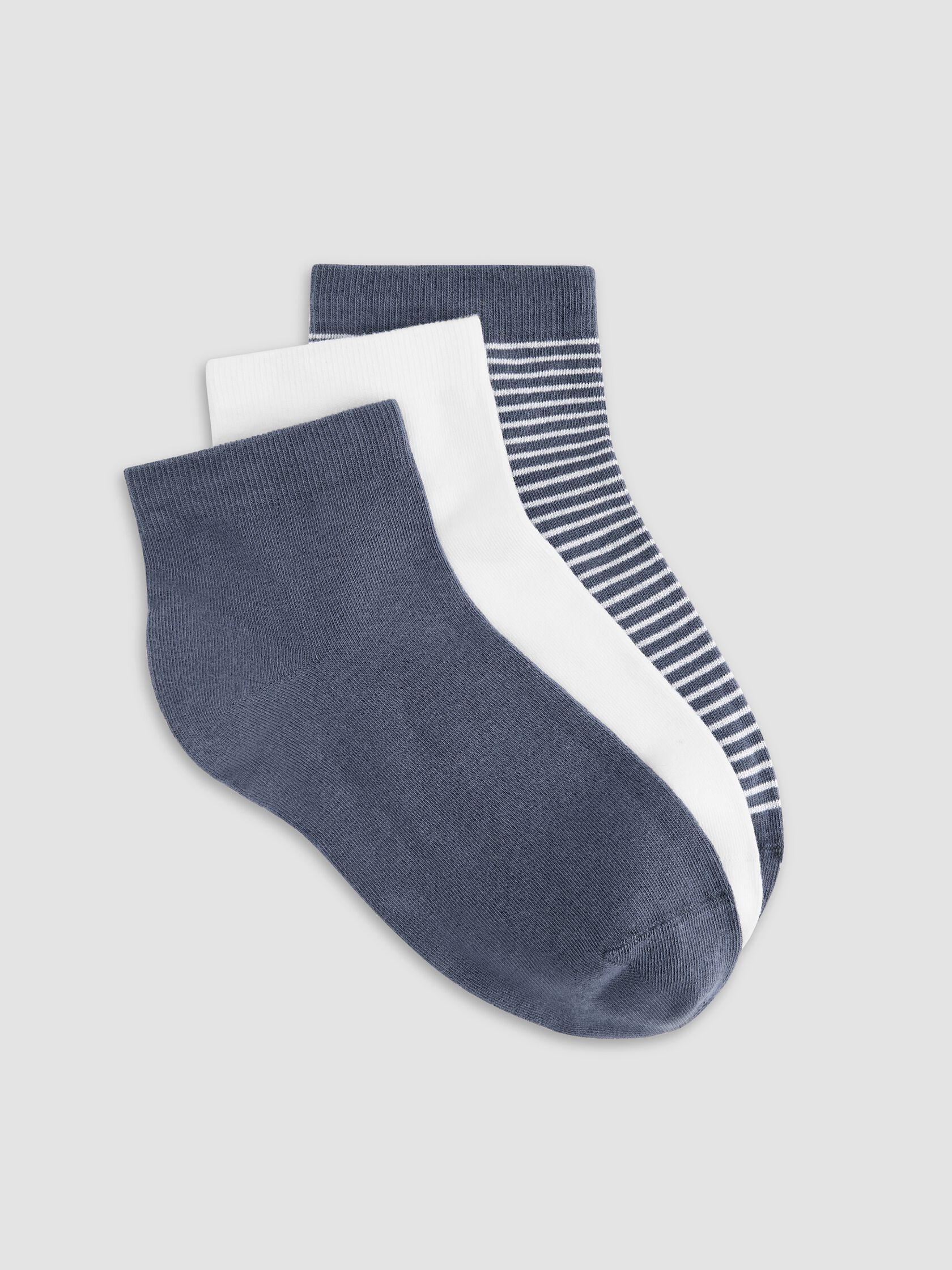 Cotton Ankle Sock 3-Pack