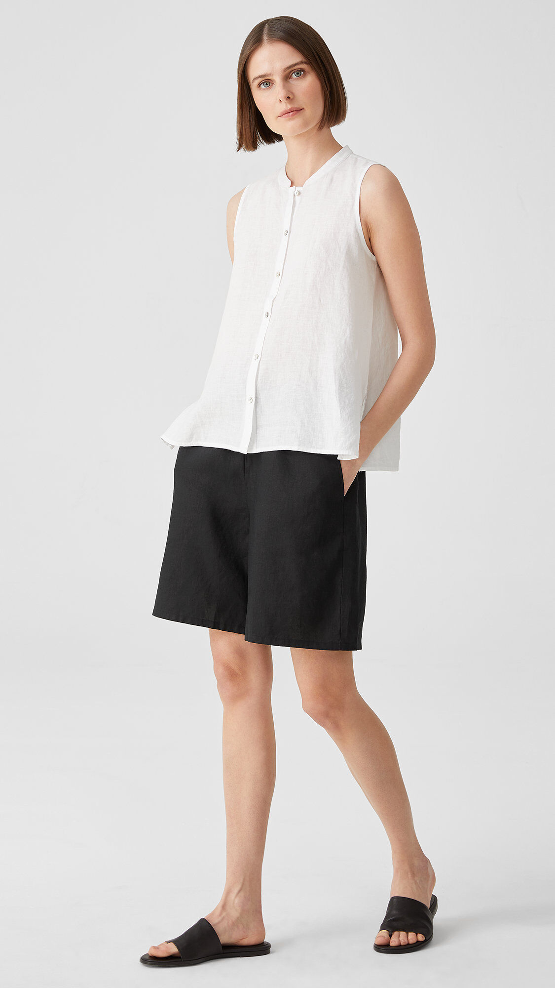 Organic Linen Shorts