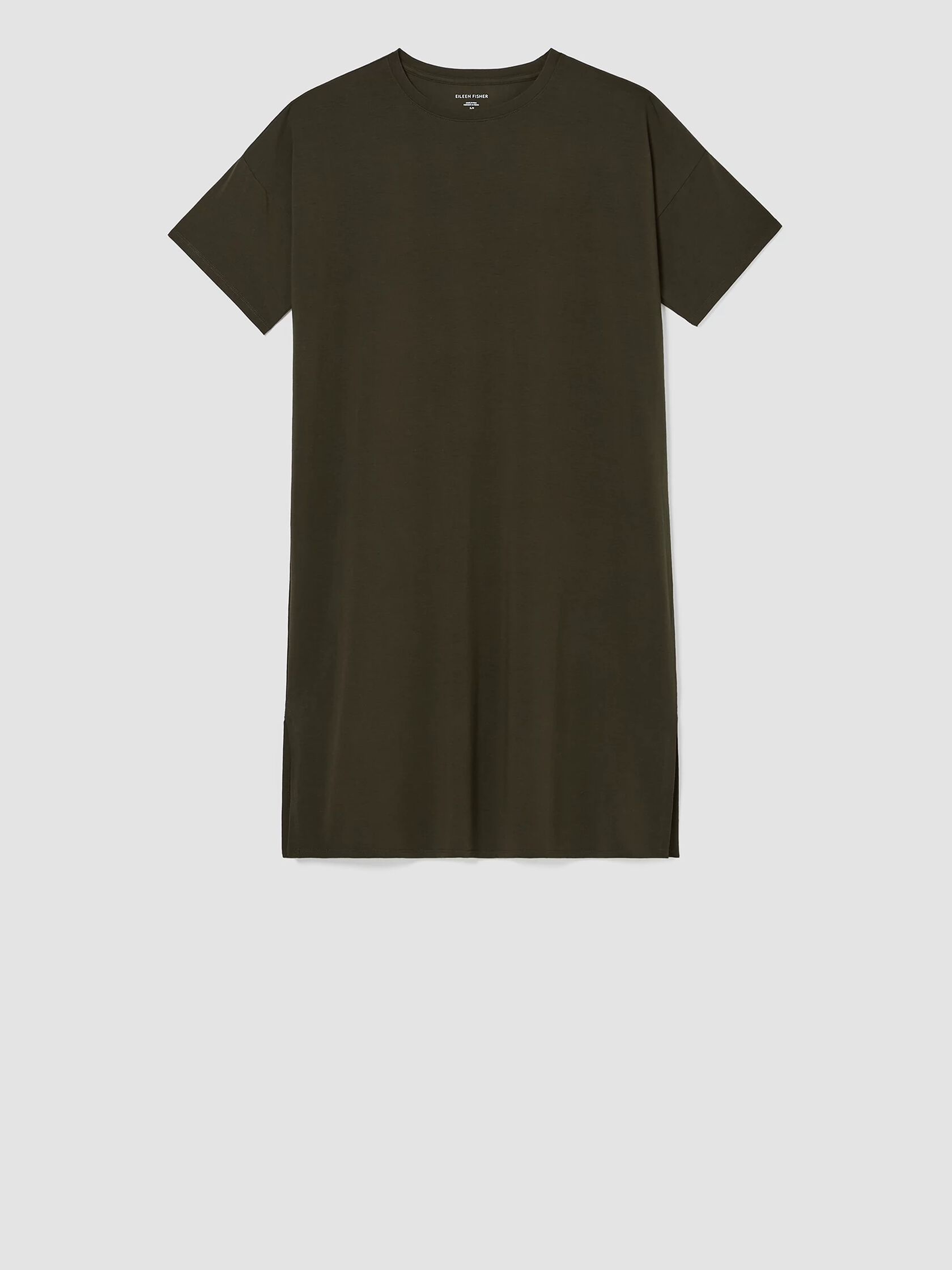 Organic Pima Cotton Stretch Jersey T-Shirt Dress