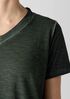 Organic Cotton Hazy Slub V-Neck Tee