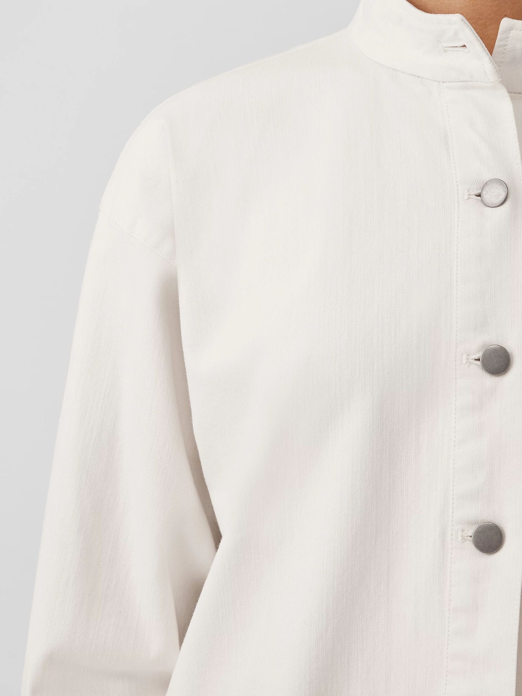 Undyed Organic Cotton Denim Jacket