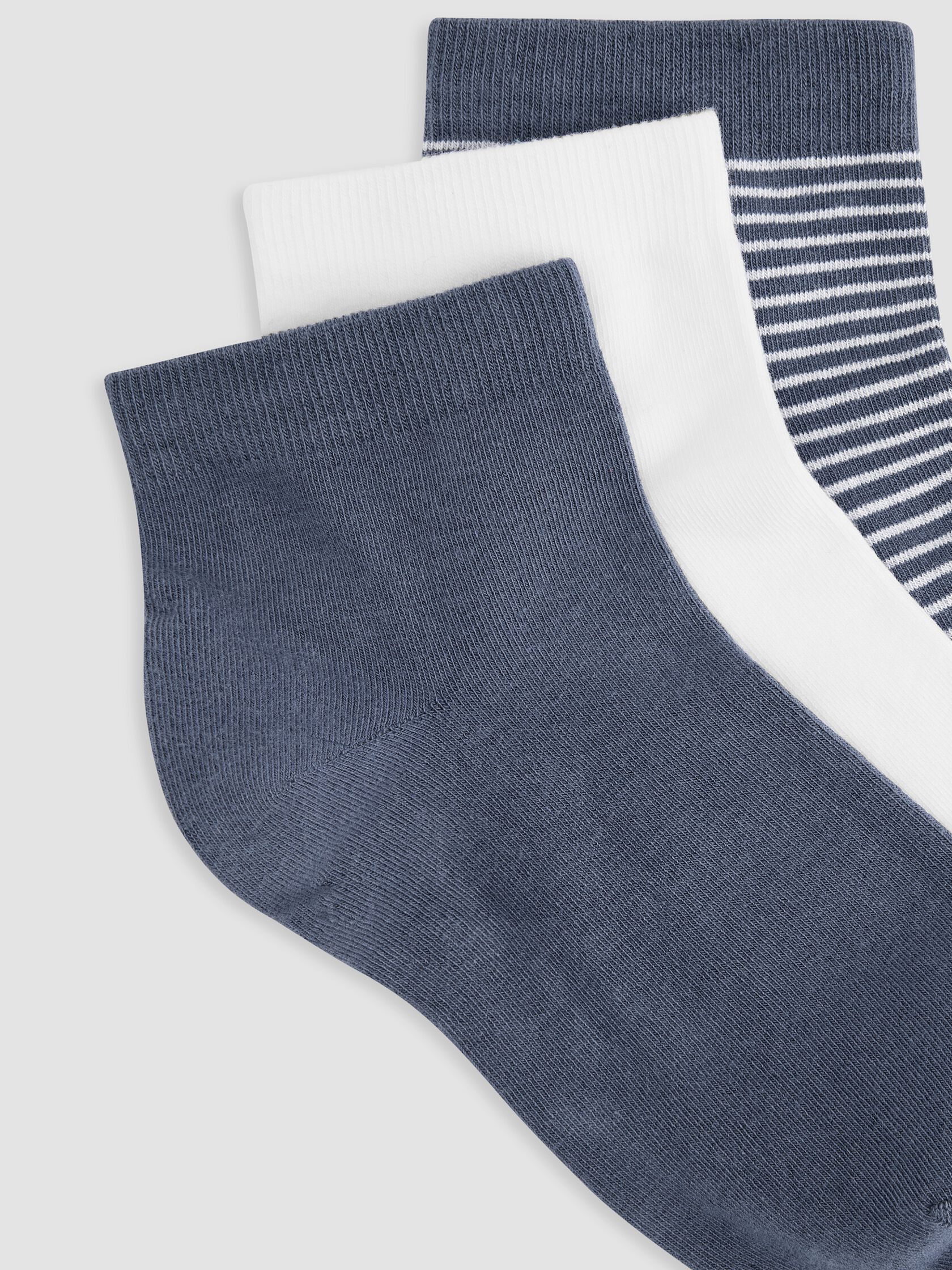 Cotton Ankle Sock 3-Pack