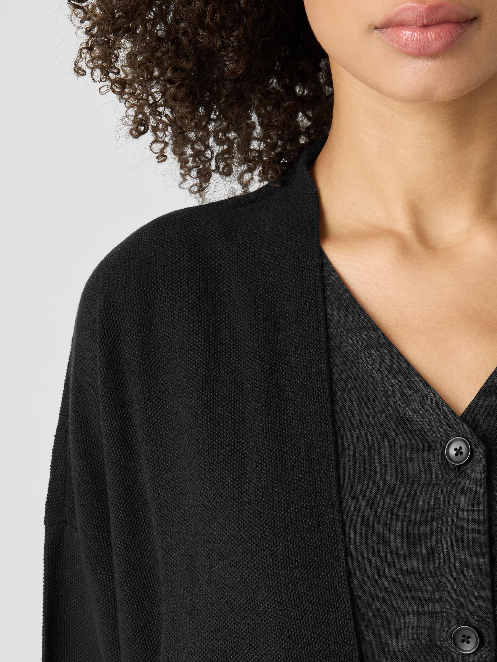 Organic Linen Cotton Long Cardigan