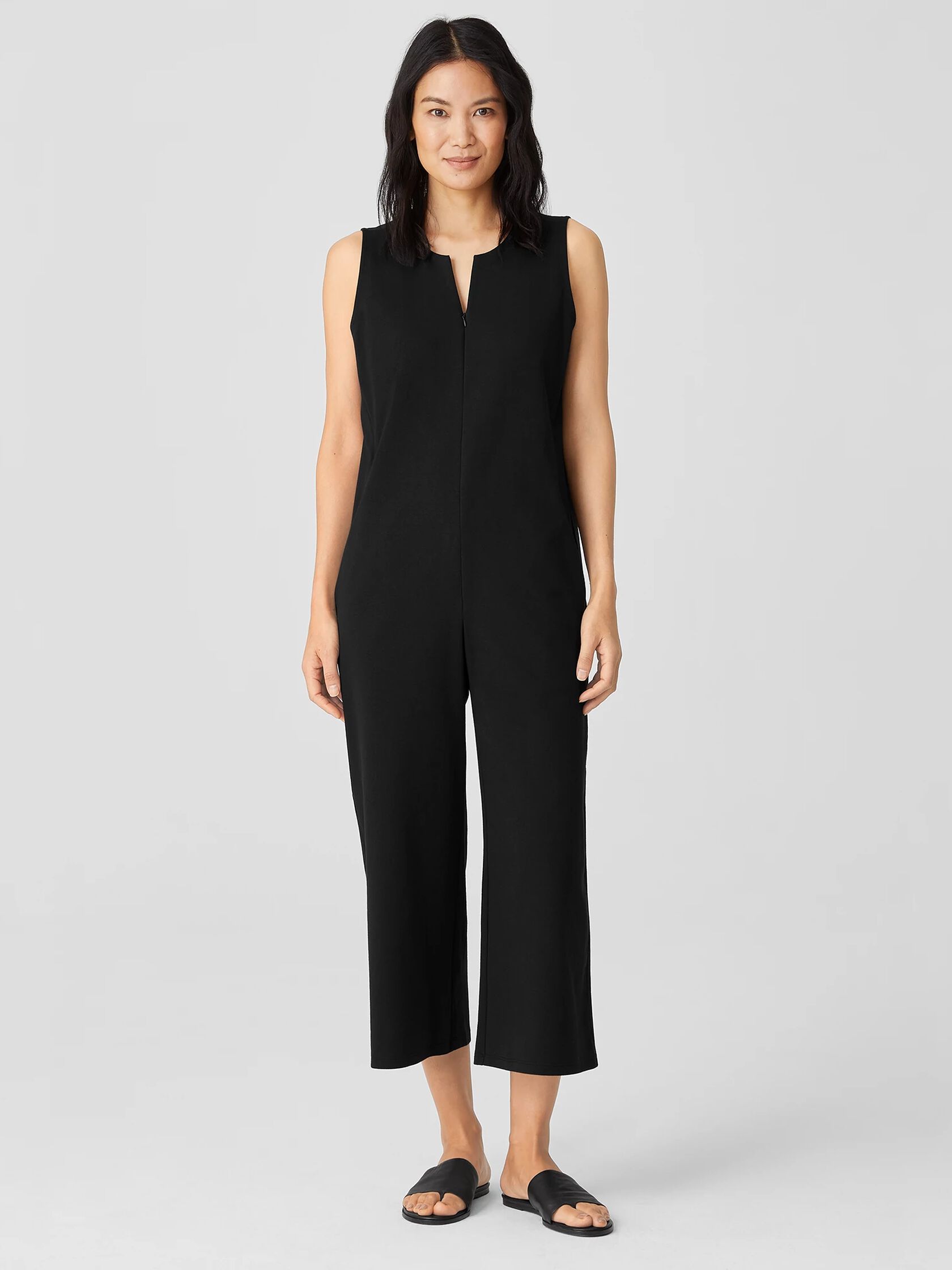 Organic Cotton Ponte Jumpsuit