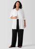 Organic Cotton Lofty Gauze Classic Collar Long Shirt