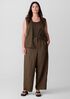 Organic Linen Wide-Leg Trouser Pant