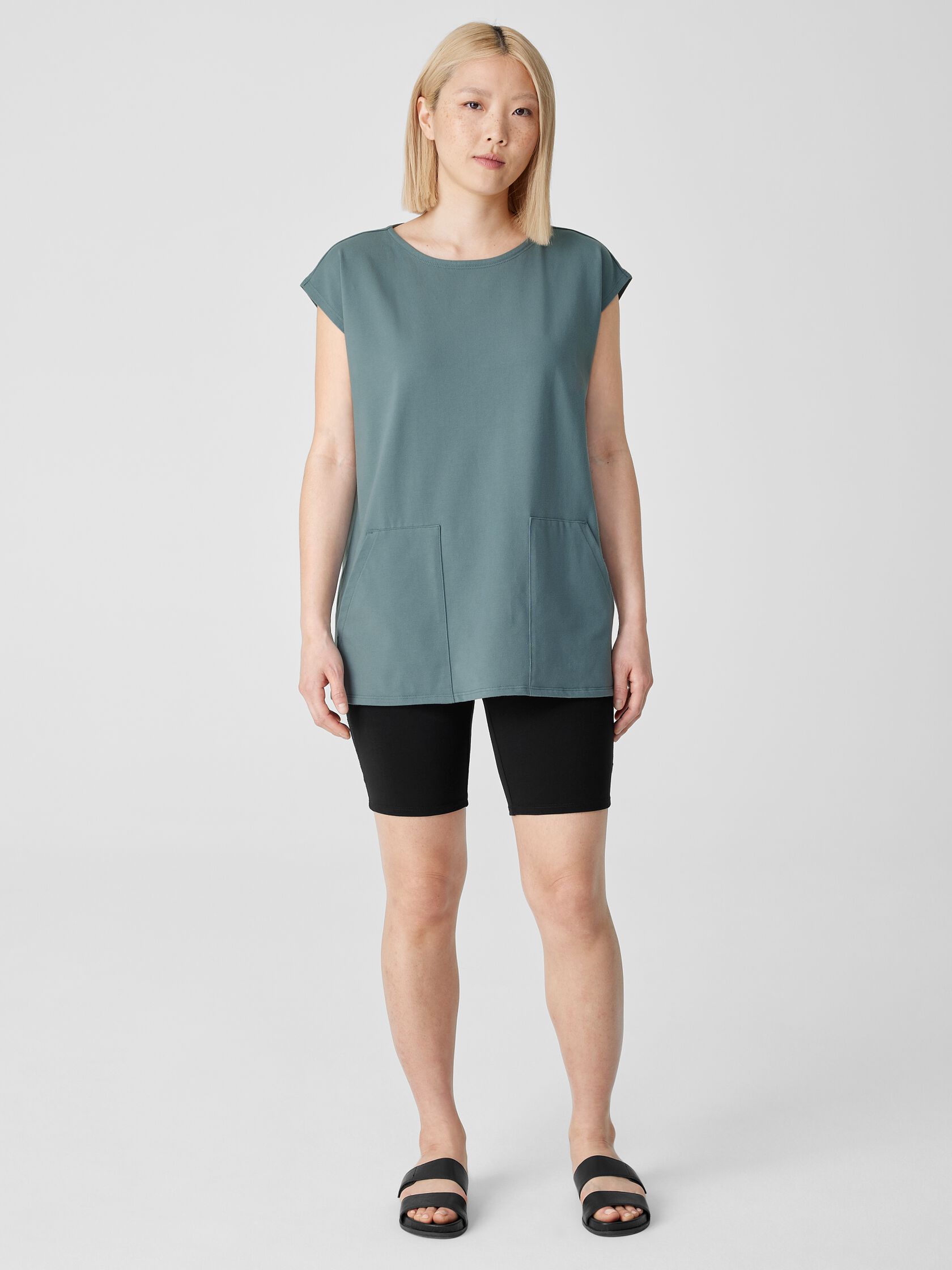 Pima Cotton Stretch Jersey Shorts