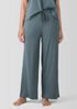 Organic Cotton Interlock Wide-Leg Sleep Pant