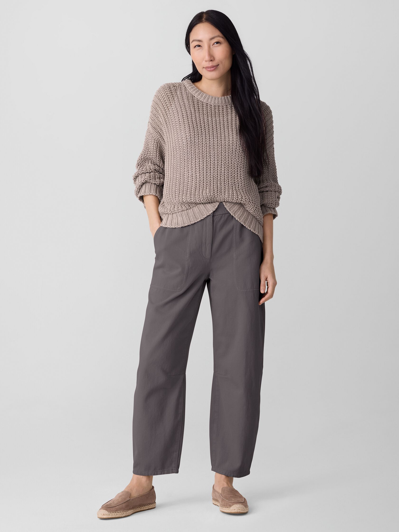 Garment-Dyed Utility Cotton Arch Pant