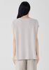 Organic Linen Cotton V-Neck Top