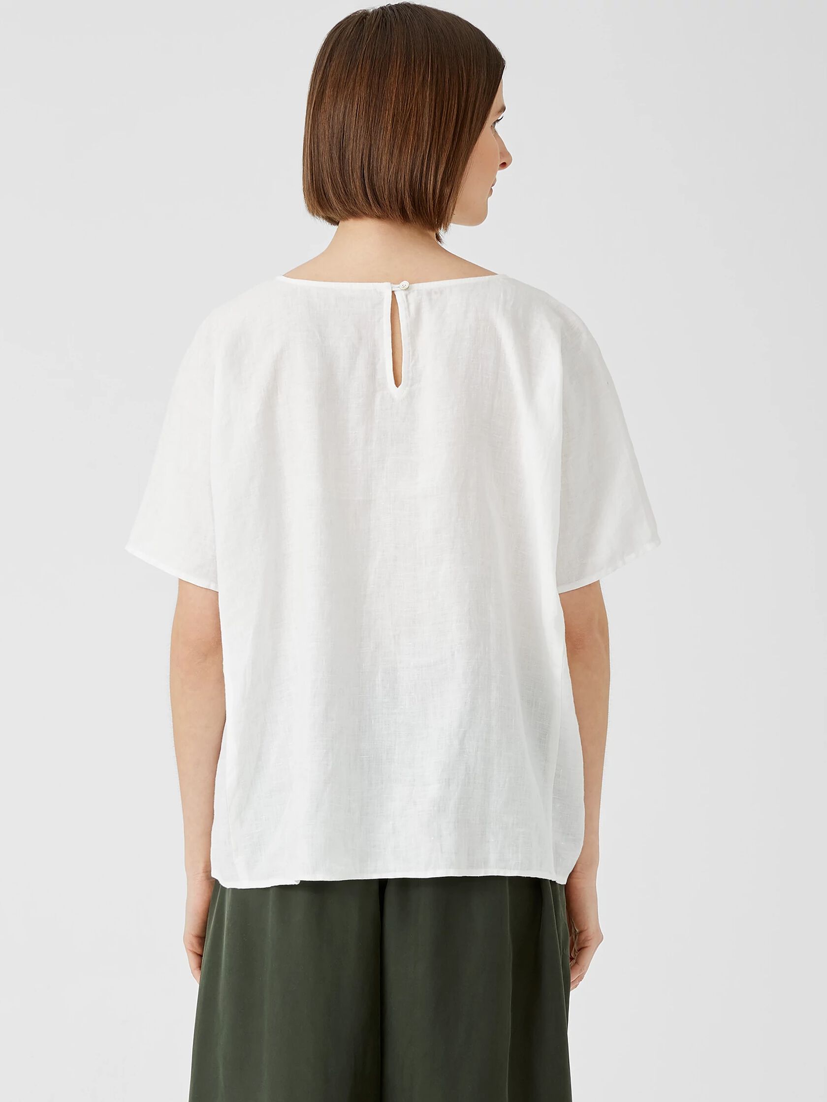 Organic Handkerchief Linen Top