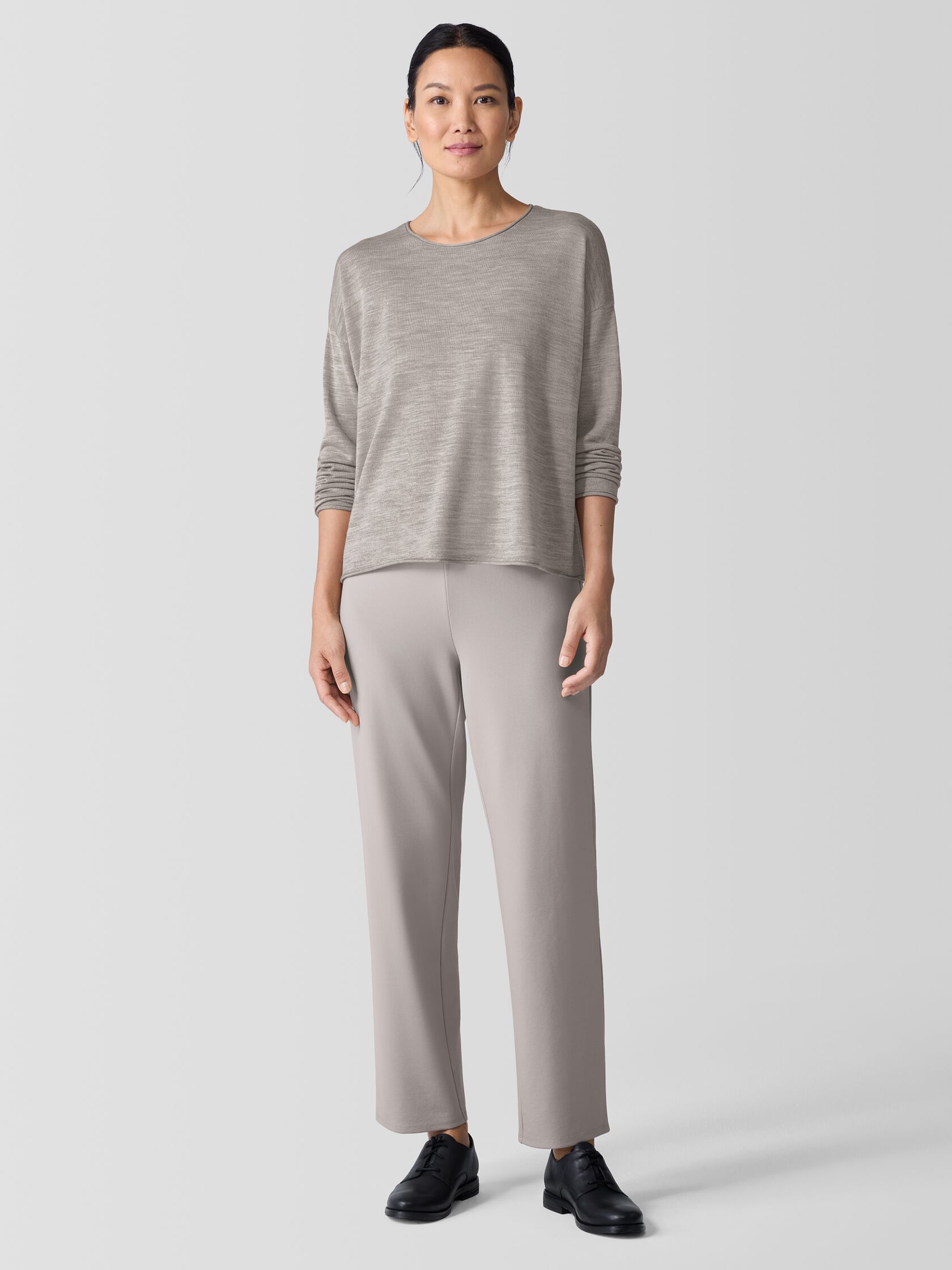 Washable Flex Ponte Straight Pant