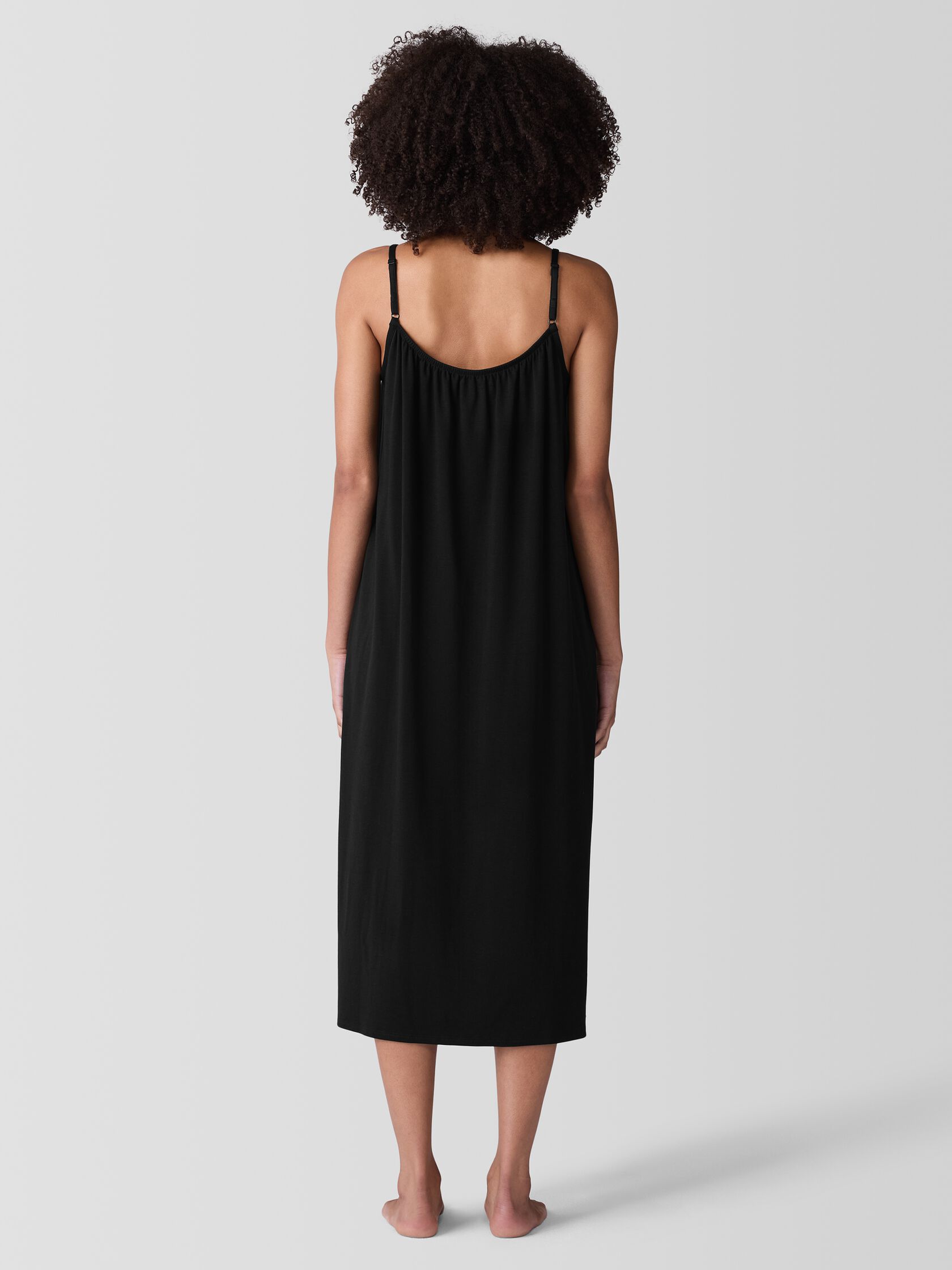 Organic Cotton Interlock Cami Sleep Dress