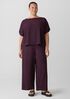 Woven Pliss&eacute; Wide-Leg Pant