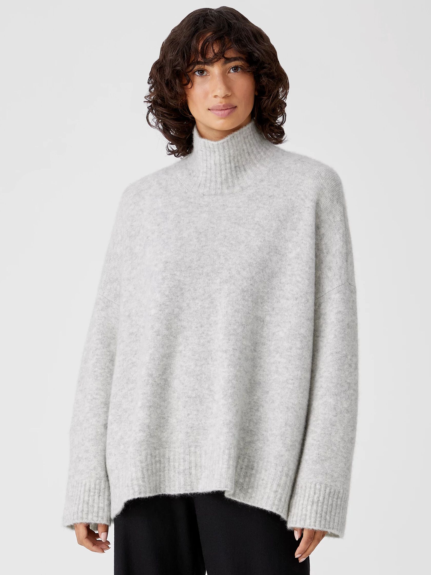Cashmere Silk Bliss Turtleneck Box-Top