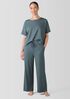 Organic Cotton Interlock Wide-Leg Sleep Pant