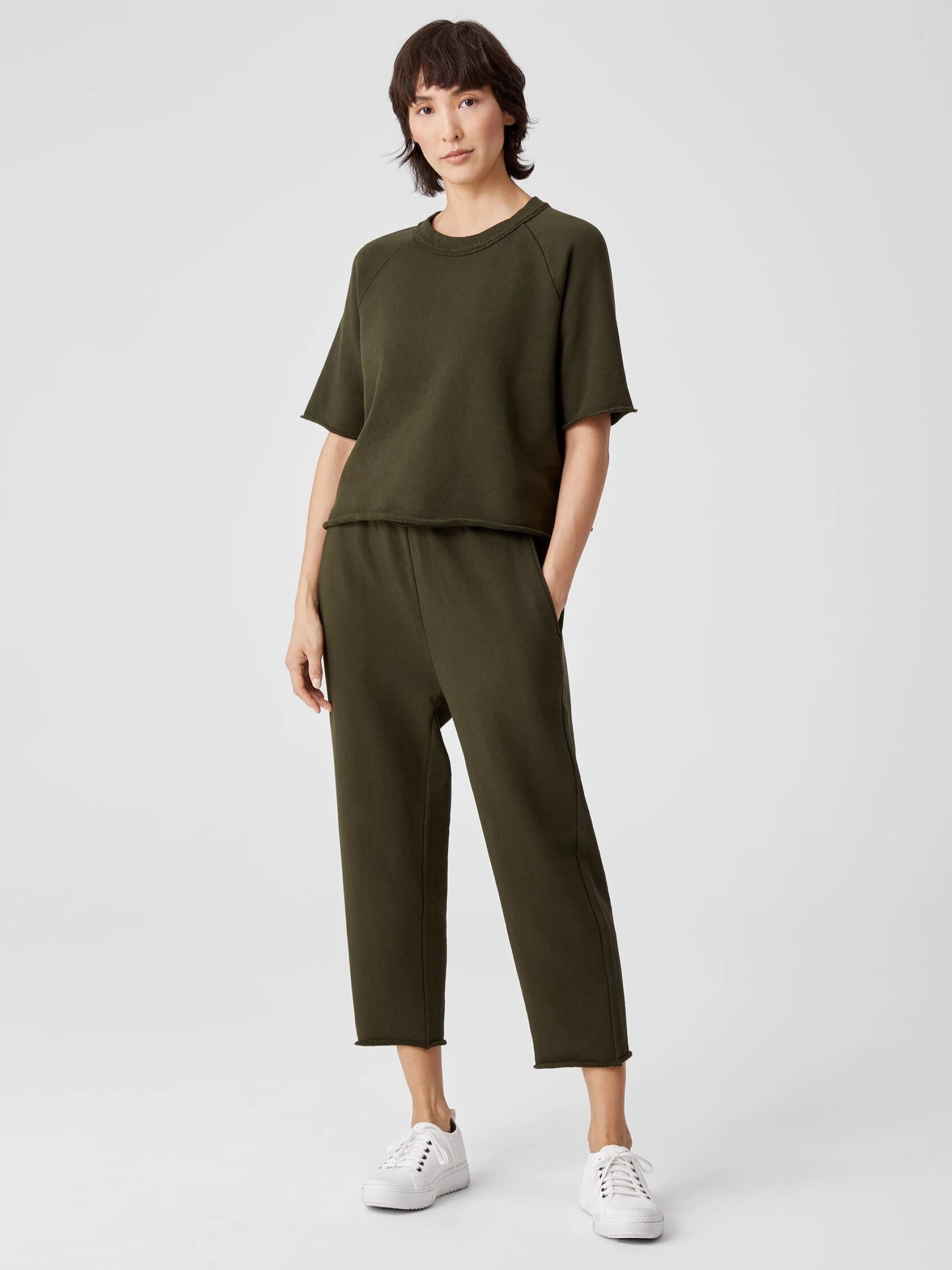 Organic Cotton French Terry Box-Top