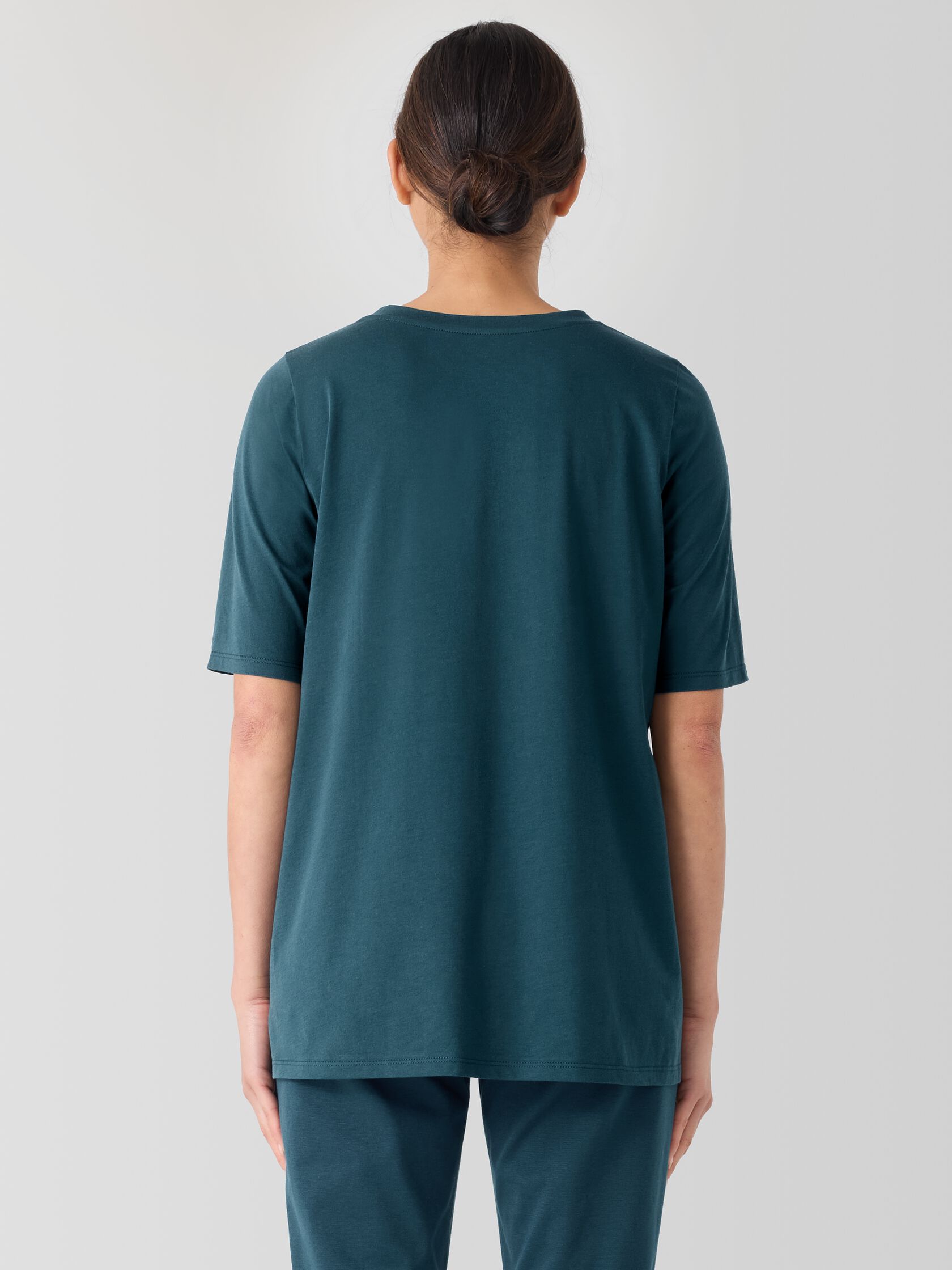 Organic Pima Cotton Jersey Long Tee