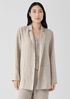 Organic Linen Long Blazer