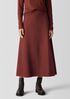 Felted Wool Jersey A-Line Skirt in Regenerative Wool