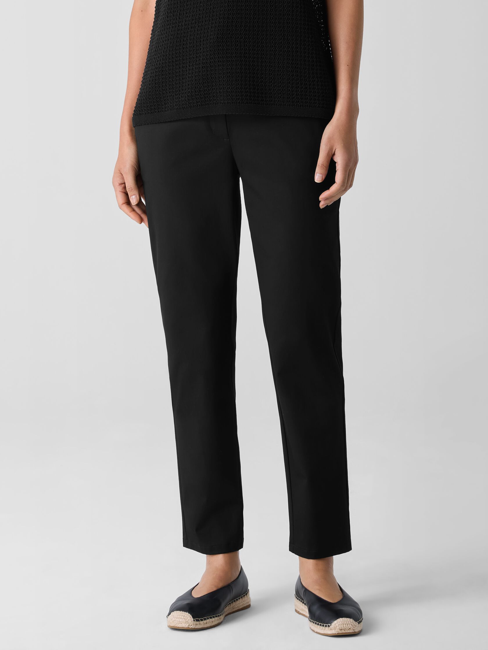 Stretch Cotton Twill&nbsp;Tapered Trouser Pant