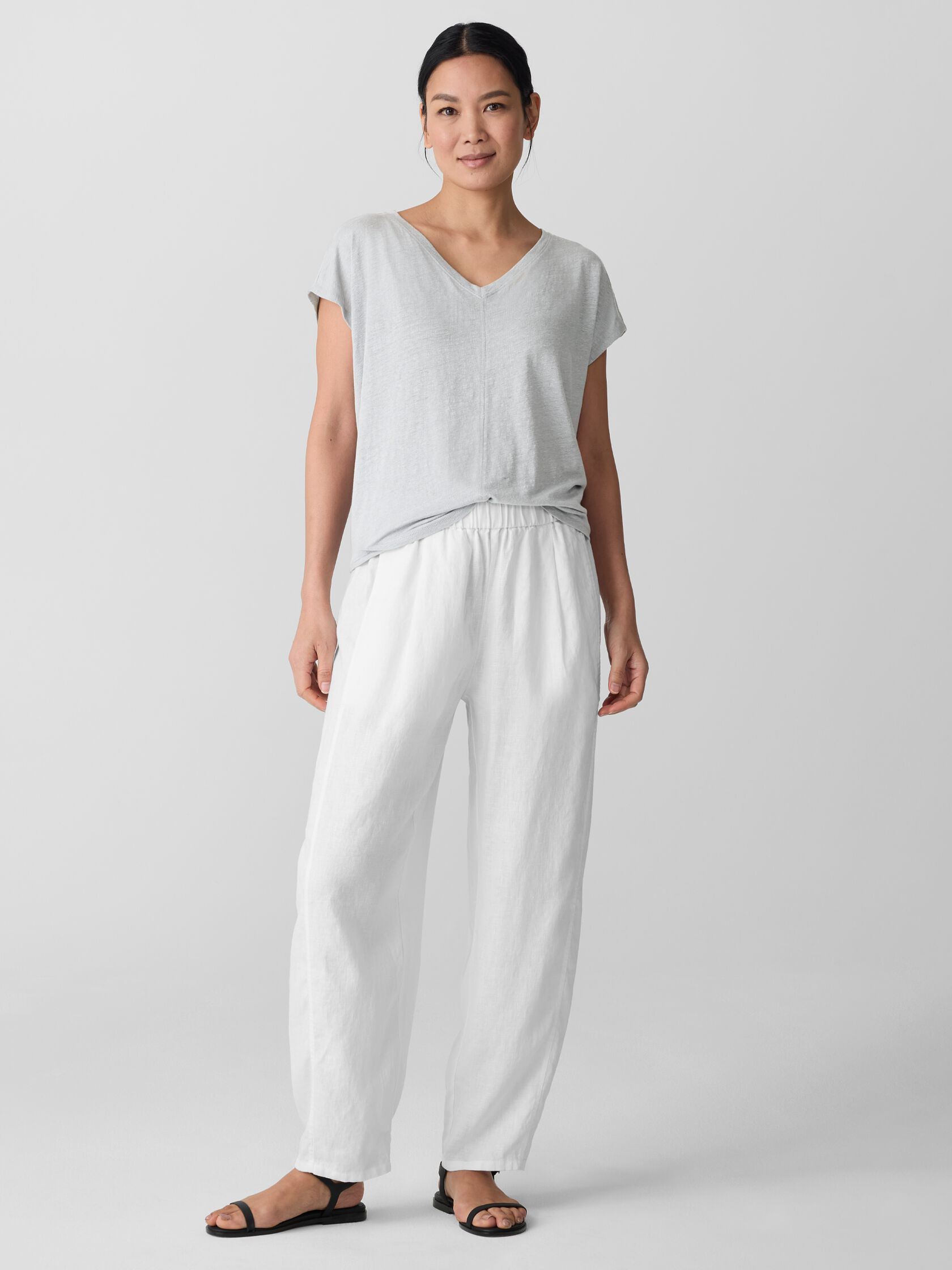 Organic Linen&nbsp;Lantern Pant