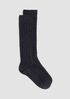 Recycled Nylon Blend Ribbed Slouch Sock