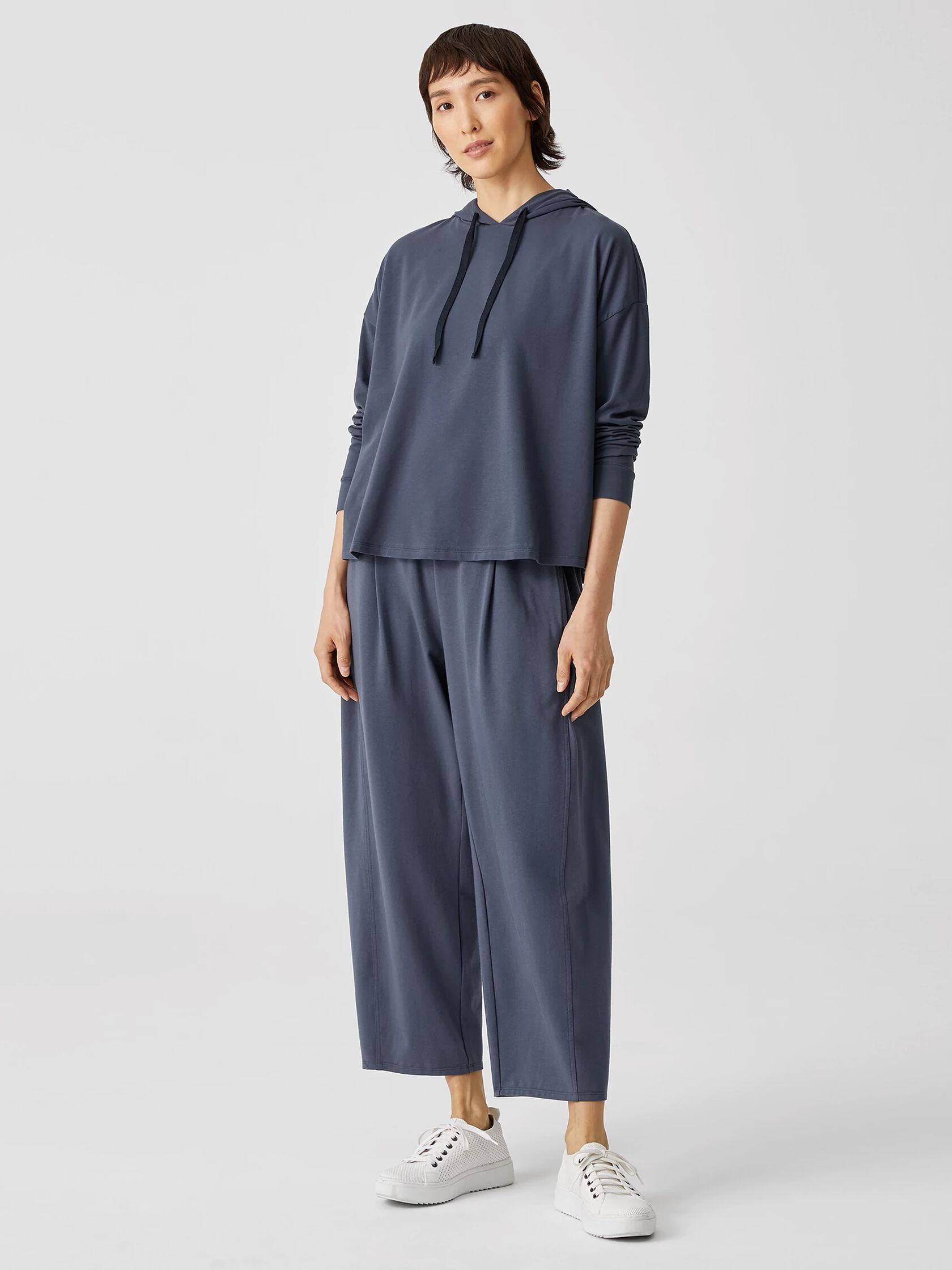 Traceable Organic Cotton Jersey Hooded Top