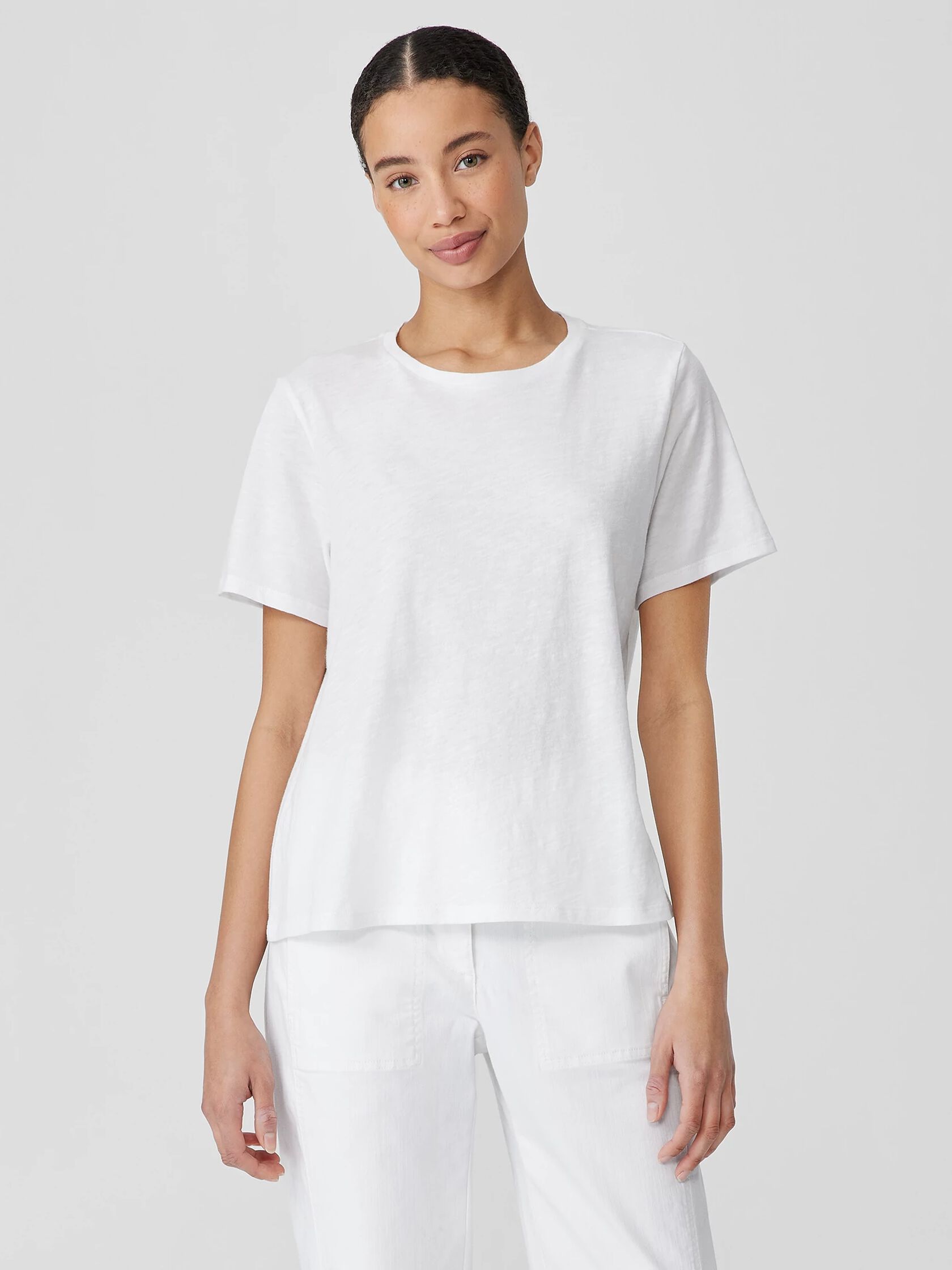 Organic Cotton Slubby Jersey Tee