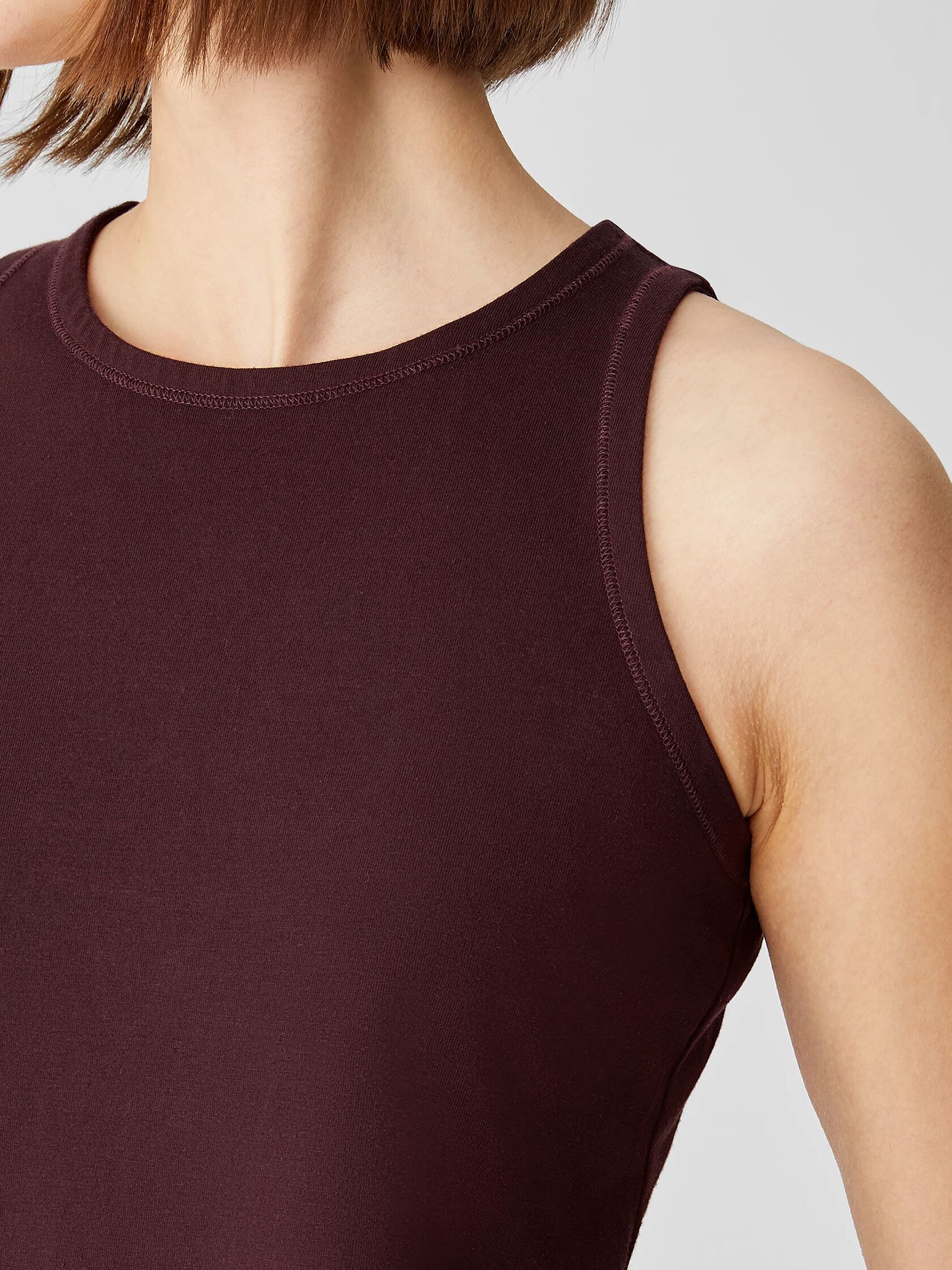 Traceable Organic Cotton Jersey Round Neck Tank