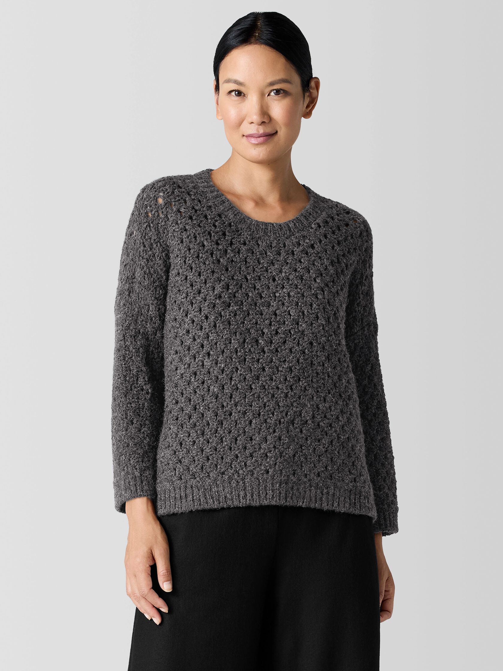 Peruvian Alpaca Crew Neck Top