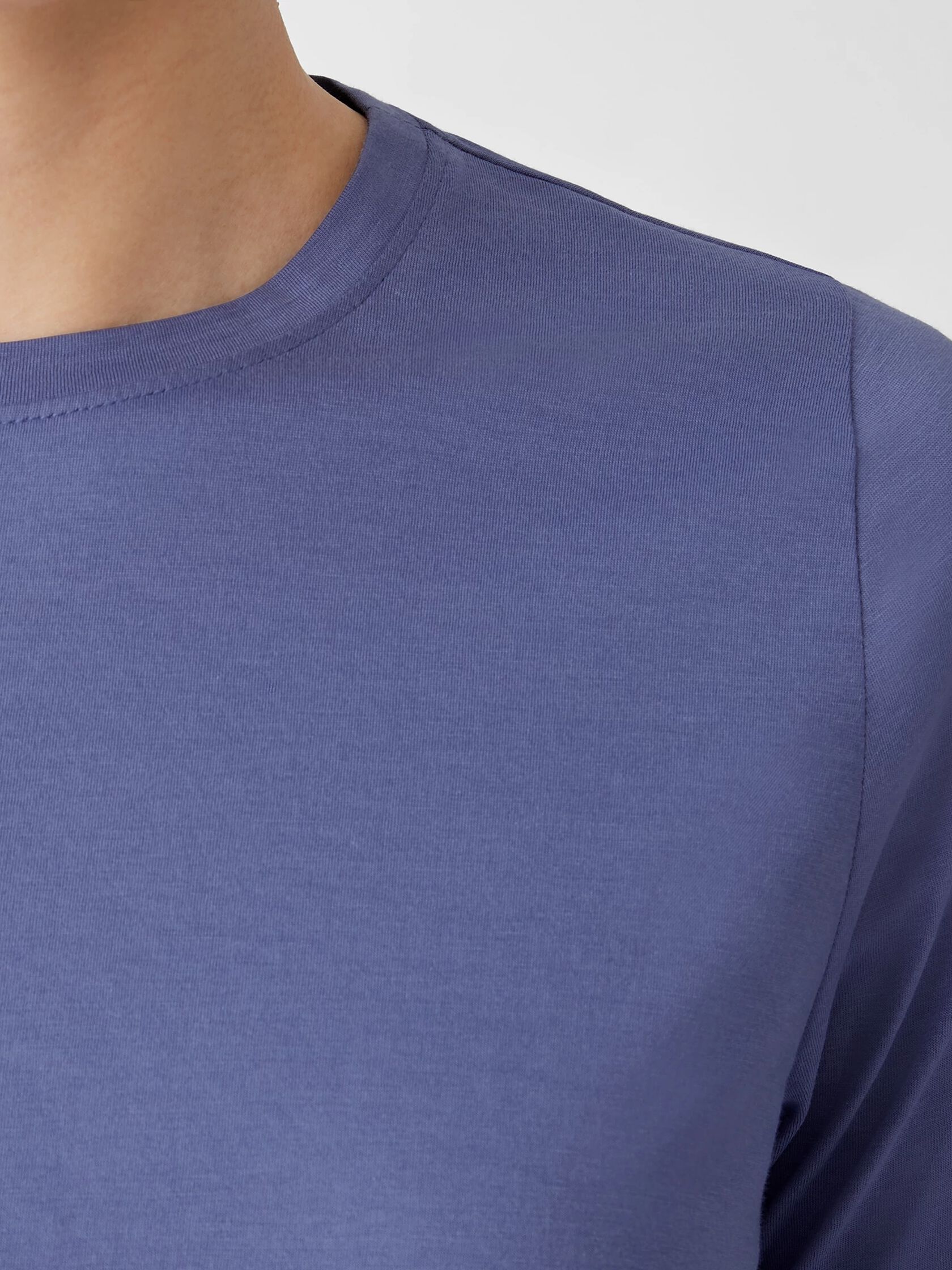 Organic Pima Cotton Jersey Round Neck Tee