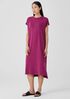 Viscose Jersey Crew Neck Dress